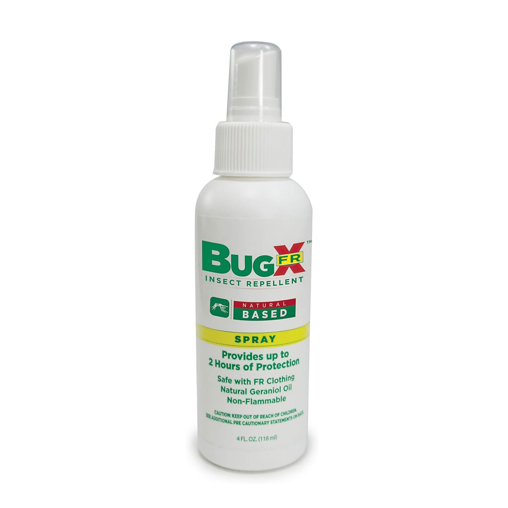 Aero Healthcare BugX DEET-Free Insect Repellent Spray — 4 Oz. Bottle, Plant-Based, Non-Flammable, Case of 12, Model# 12851